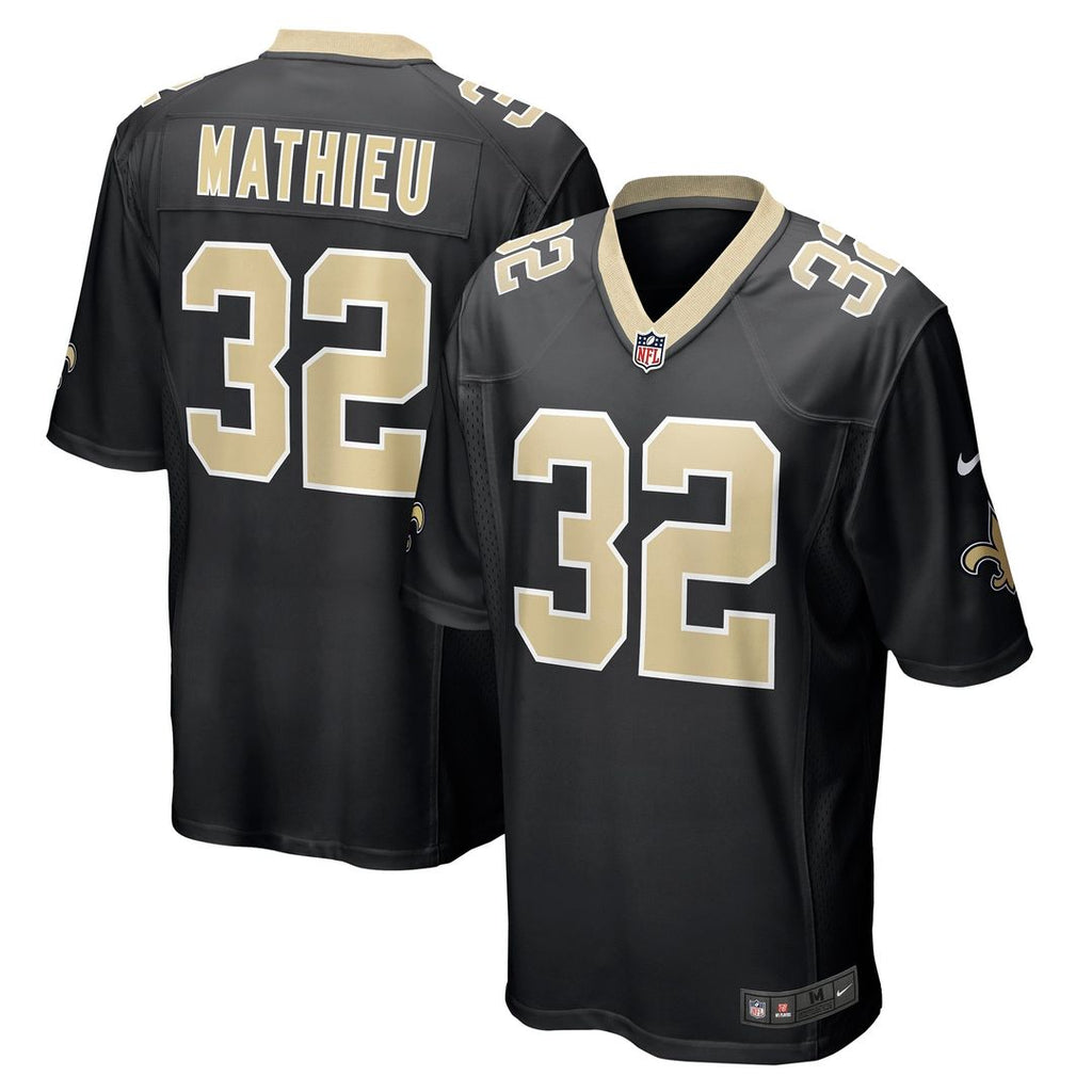 Youth Nike New Orleans Saints Tyrann Mathieu Black Game NFL Jersey