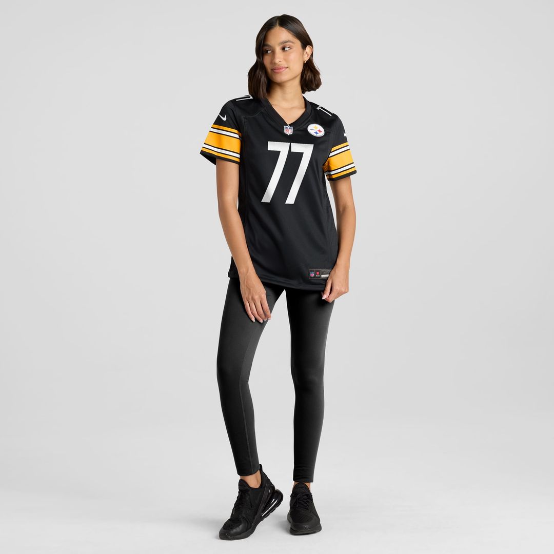Women's Nike Pittsburgh Steelers Broderick Jones Black Game NFL Jersey