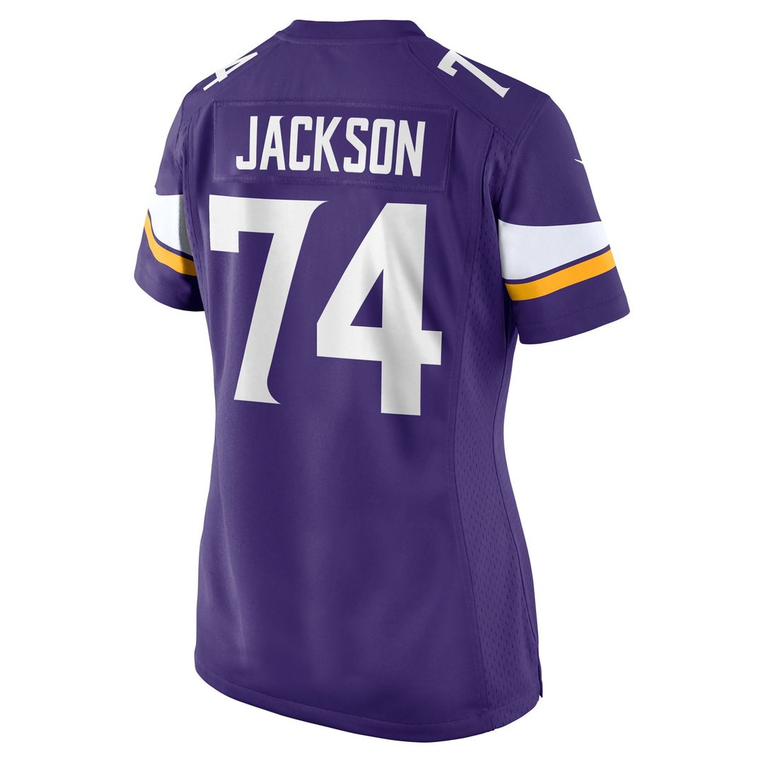 Women's Nike Minnesota Vikings Donovan Jackson Purple Team Game NFL Jersey