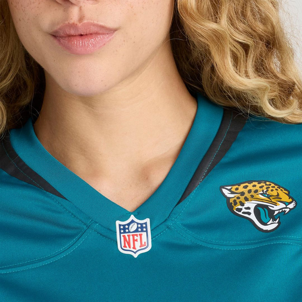 Women's Nike Jacksonville Jaguars Travis Hunter Teal Team Game NFL Jersey