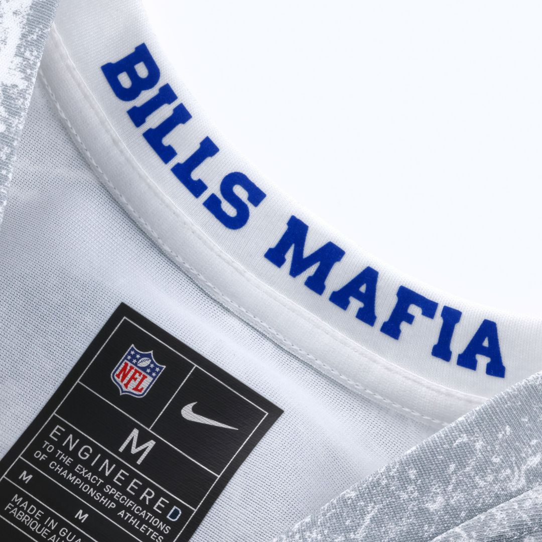 Women's Nike Buffalo Bills Keon Coleman White 2025 Rivalries Collection Game NFL Jersey