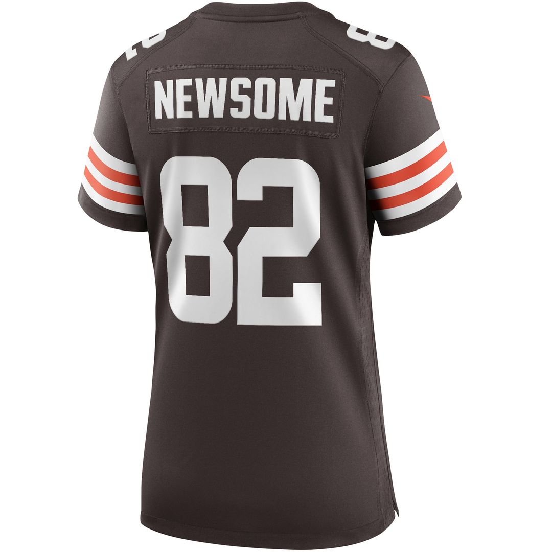 Women's Nike Cleveland Browns Ozzie Newsome Brown Game Retired Player NFL Jersey