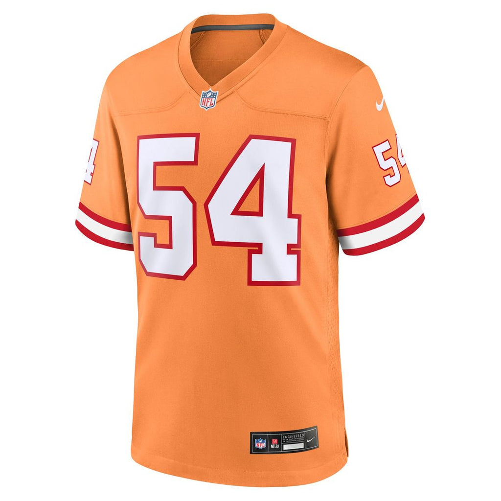 Men's Nike Tampa Bay Buccaneers Lavonte David Orange Throwback Game NFL Jersey
