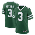 Men's Nike New York Jets John Metchie III Legacy Green Team Game NFL Jersey