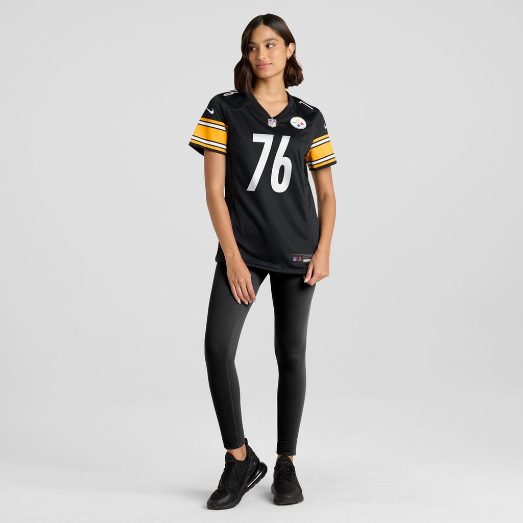 Women's Nike Pittsburgh Steelers Troy Fautanu Black Game NFL Jersey