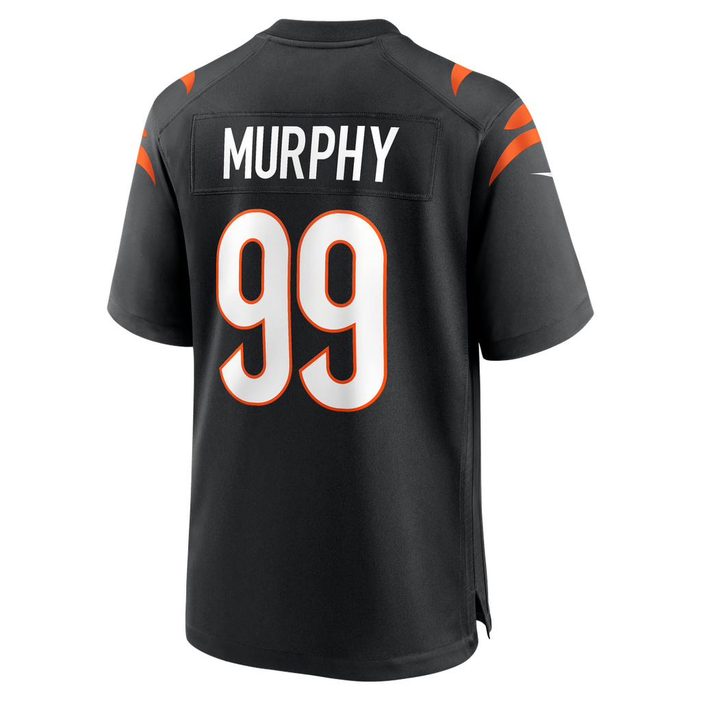 Men's Nike Cincinnati Bengals Myles Murphy Black Game NFL Jersey