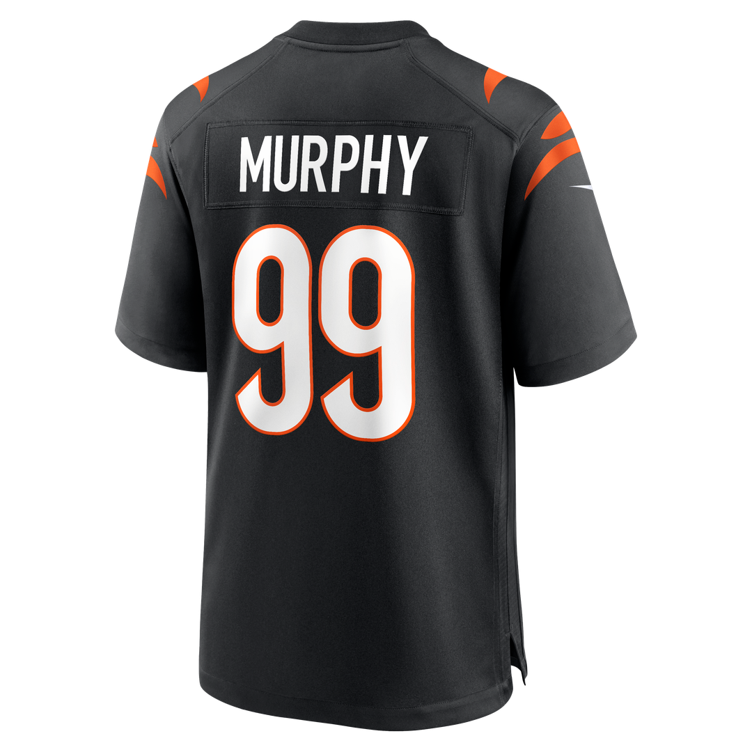 Men's Nike Cincinnati Bengals Myles Murphy Black Game NFL Jersey