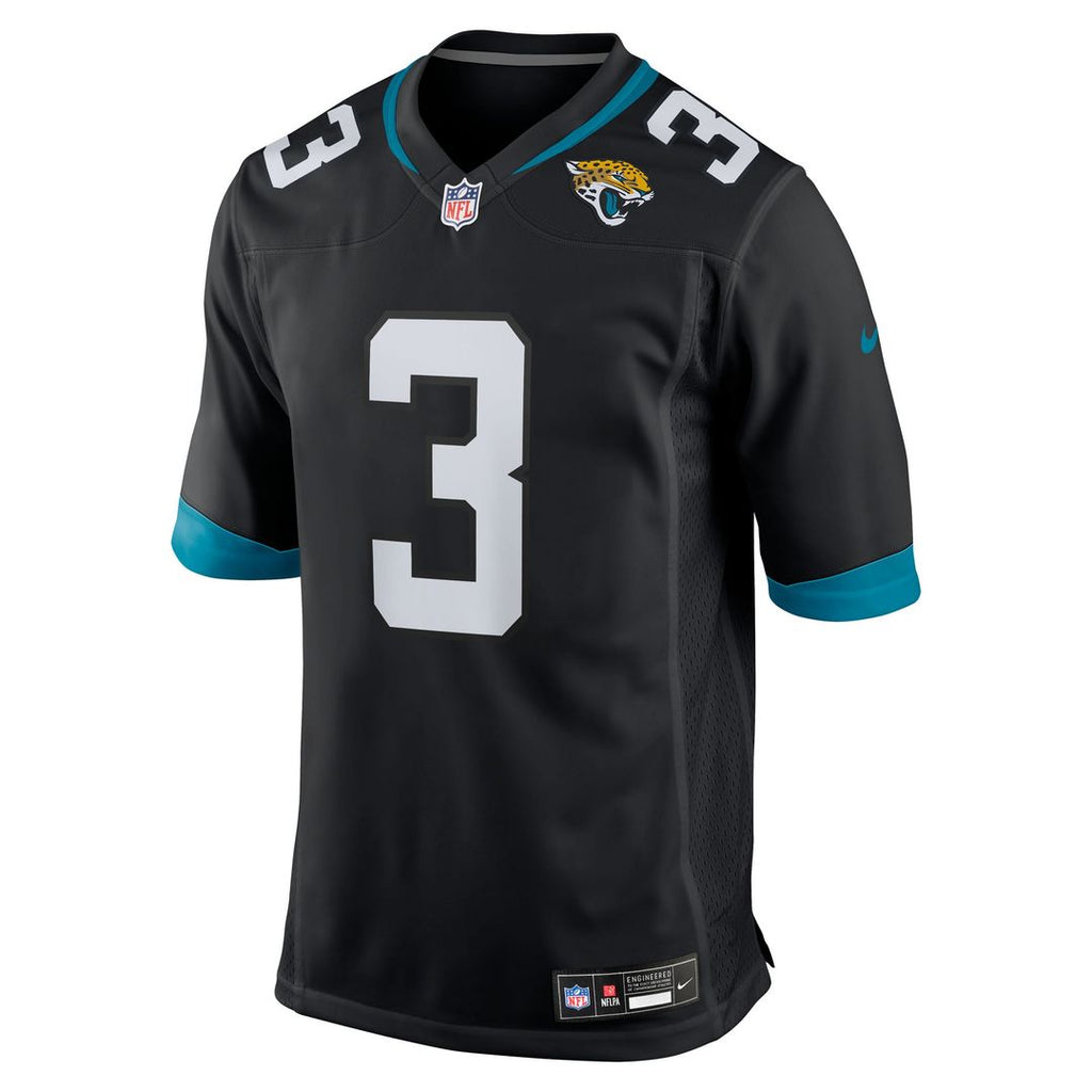 Men's Nike Jacksonville Jaguars Jakobi Meyers Black Alternate Game NFL Jersey