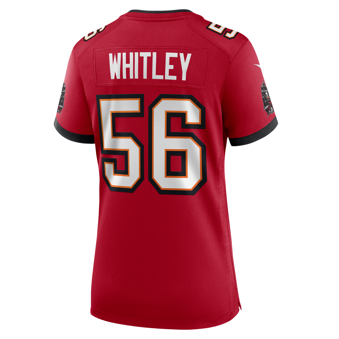 Women's Nike Tampa Bay Buccaneers Benton Whitley Red Team Game NFL Jersey