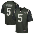 Youth Nike New York Jets Garrett Wilson Gotham Green 2025 Rivalries Collection Game NFL Jersey