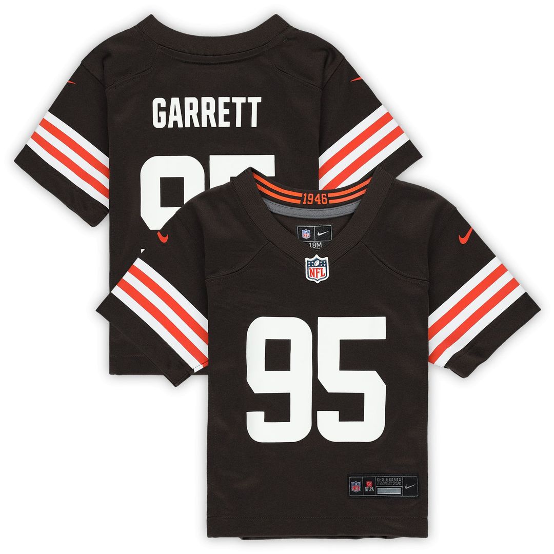 Infant Nike Cleveland Browns Myles Garrett Brown Team Player Game NFL Jersey
