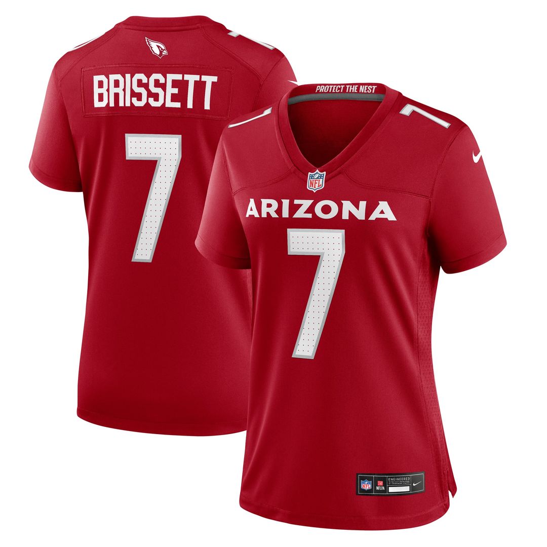 Women's Nike Arizona Cardinals Jacoby Brissett Cardinal Team Game NFL Jersey