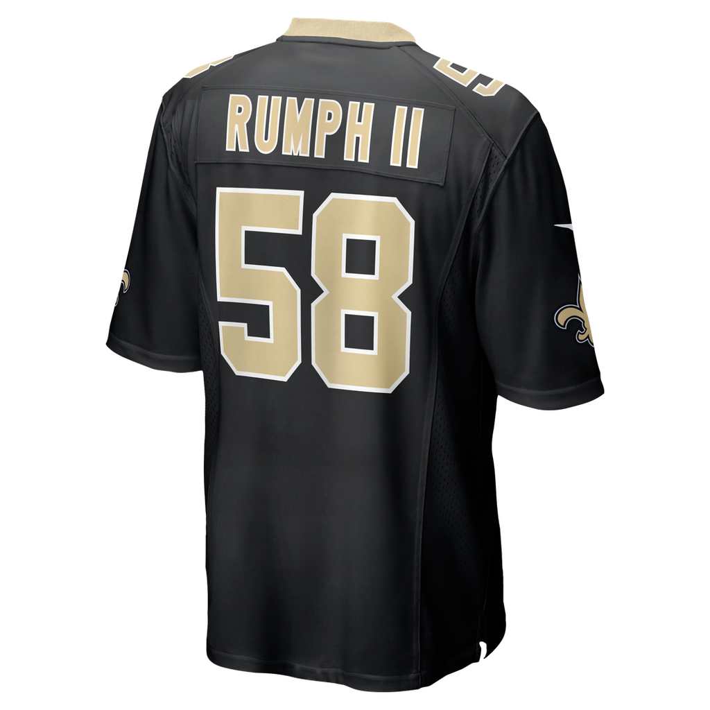 Men's Nike New Orleans Saints Chris Rumph II Black Team Game NFL Jersey