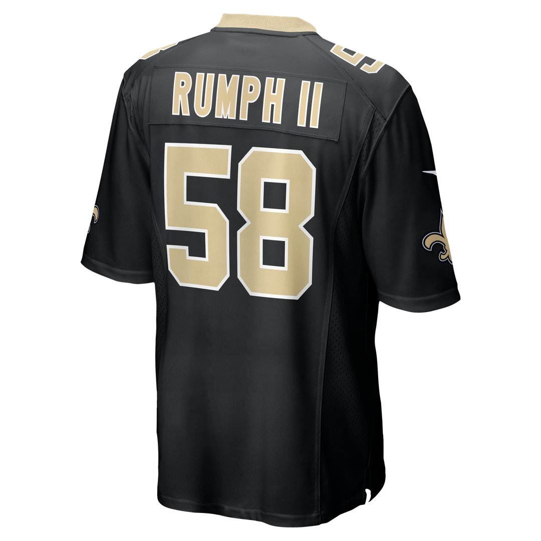 Men's Nike New Orleans Saints Chris Rumph II Black Team Game NFL Jersey