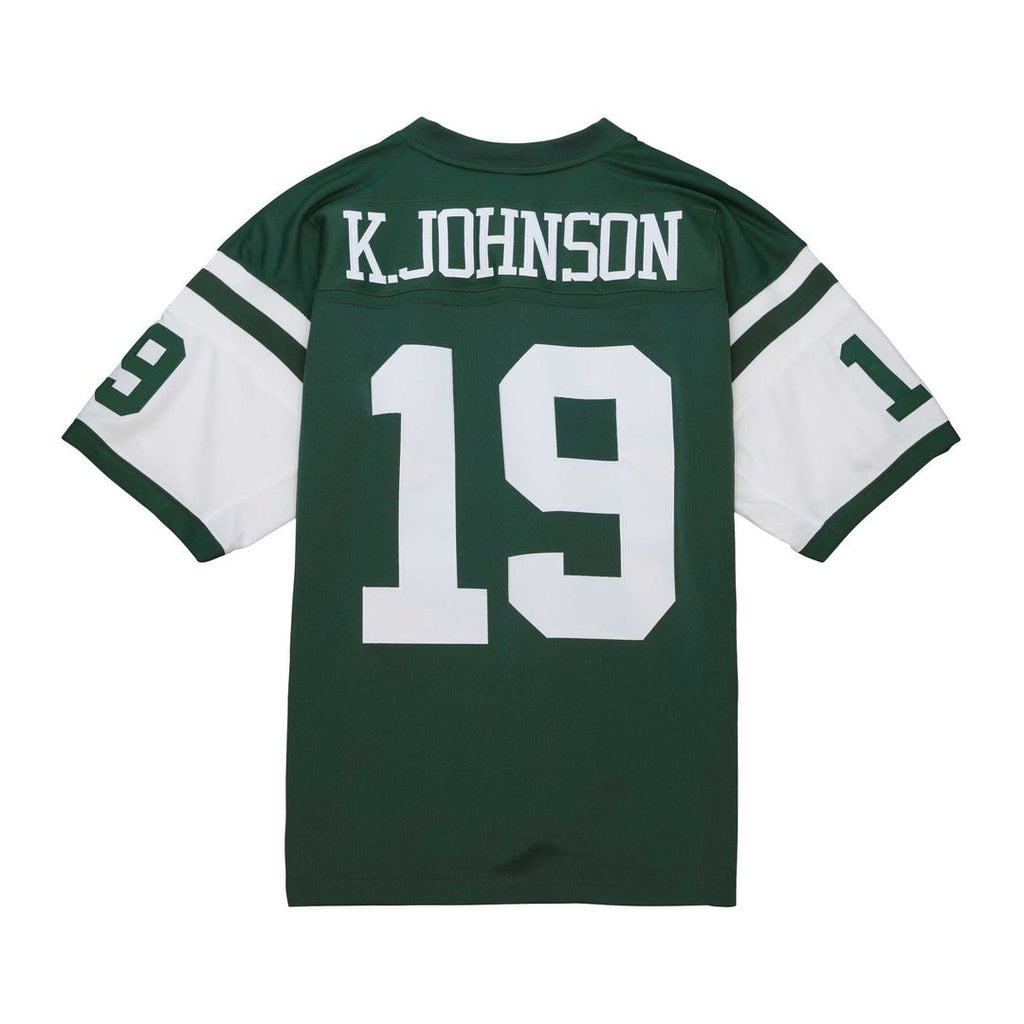 Men's Mitchell & Ness New York Jets Keyshawn Johnson Kelly Green Legacy Replica NFL Jersey