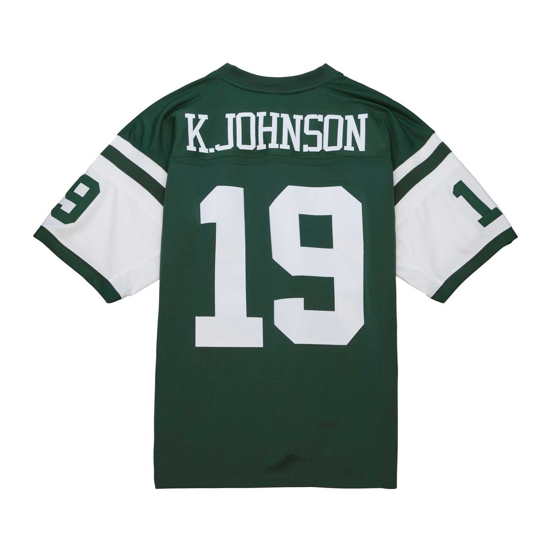 Men's Mitchell & Ness New York Jets Keyshawn Johnson Kelly Green Legacy Replica NFL Jersey