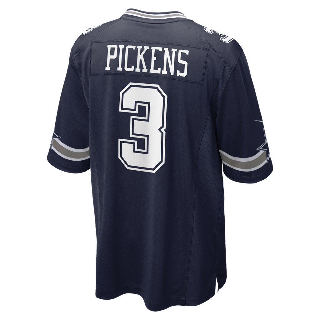 Men's Nike Dallas Cowboys George Pickens Navy Game NFL Jersey