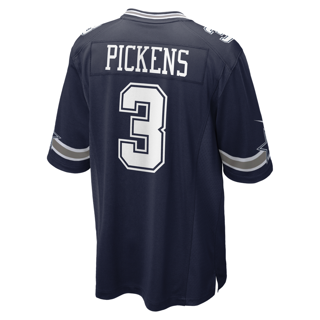 Men's Nike Dallas Cowboys George Pickens Navy Game NFL Jersey