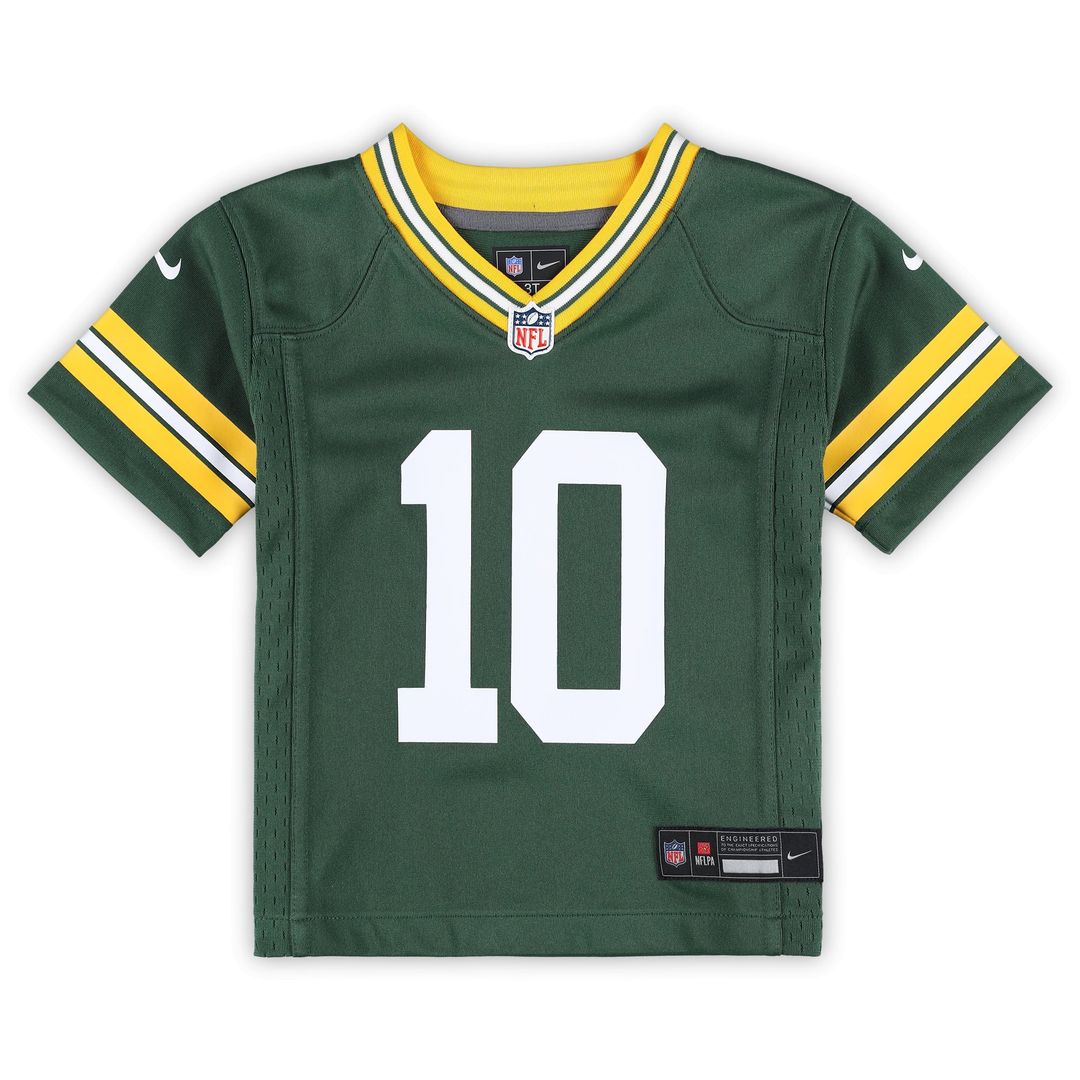 Toddler Nike Green Bay Packers Jordan Love Green Game NFL Jersey