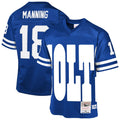 Youth Mitchell & Ness Indianapolis Colts Peyton Manning Royal 1998 Throwback Fashion NFL Jersey