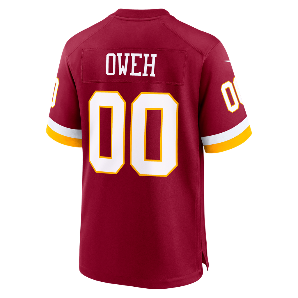 Men's Nike Washington Commanders Odafe Oweh Burgundy Game NFL Jersey