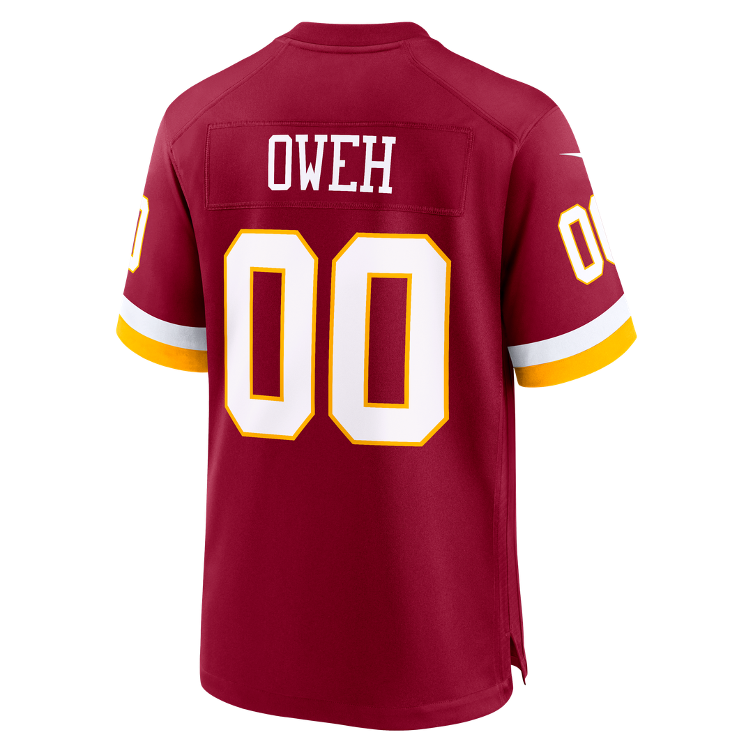 Men's Nike Washington Commanders Odafe Oweh Burgundy Game NFL Jersey