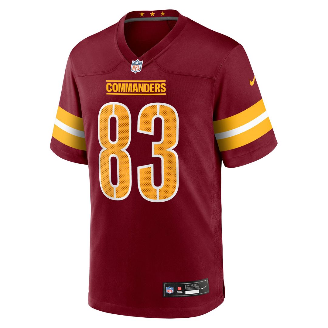Men's Nike Washington Commanders Jaylin Lane Burgundy Team Game NFL Jersey