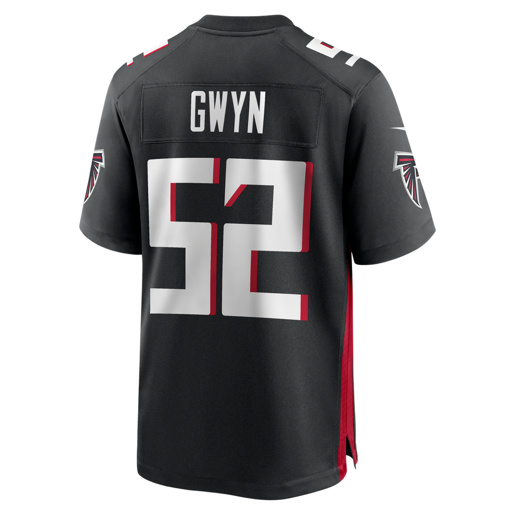 Men's Nike Atlanta Falcons Jovaughn Gwyn Black Team Game NFL Jersey