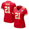 Women's Nike Kansas City Chiefs Jaden Hicks Red Game NFL Jersey