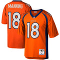 Men's Mitchell & Ness Denver Broncos Peyton Manning Orange Legacy Replica NFL Jersey