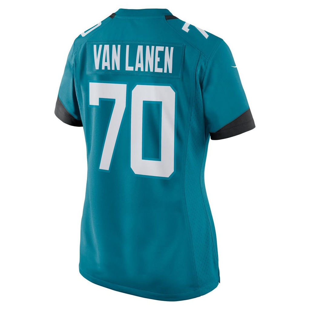 Women's Nike Jacksonville Jaguars Cole Van Lanen Teal Game Player NFL Jersey