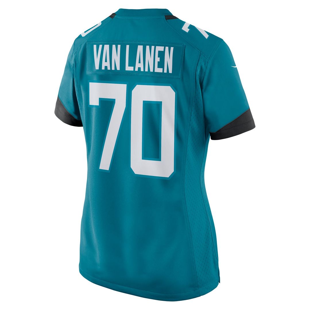 Women's Nike Jacksonville Jaguars Cole Van Lanen Teal Game Player NFL Jersey