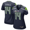 Women's Nike Seattle Seahawks Sam Darnold College Navy Super Bowl LX Patch Game NFL Jersey