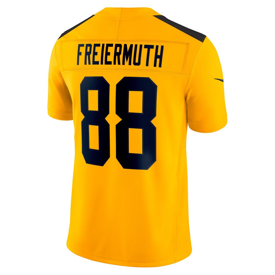 Men's Nike Pittsburgh Steelers Pat Freiermuth Gold Alternate Vapor F.U.S.E. Limited NFL Jersey