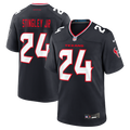 Men's Nike Houston Texans Derek Stingley Jr. Navy Game NFL Jersey