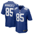 Men's Nike New York Giants Chris Manhertz Royal Team Game NFL Jersey