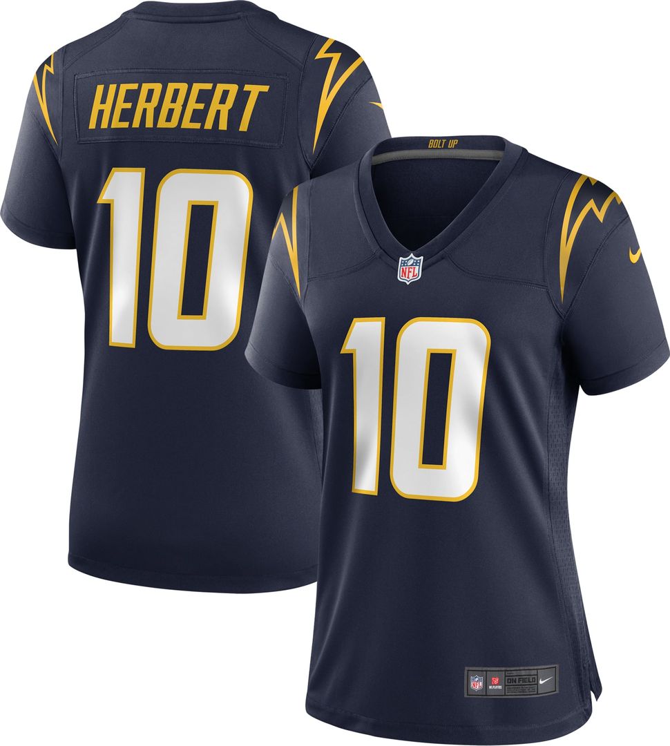Women's Nike Los Angeles Chargers Justin Herbert Royal Game NFL Jersey