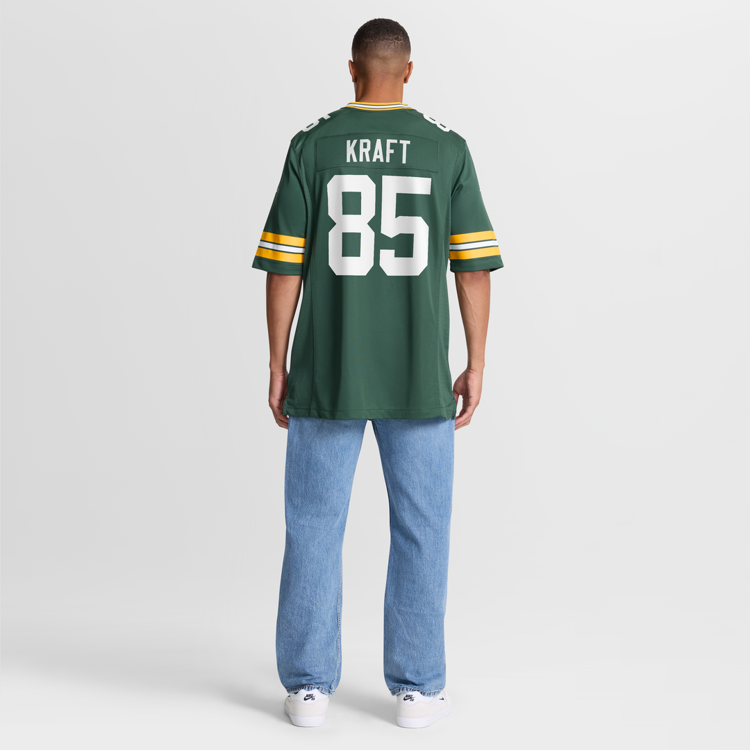 Men's Nike Green Bay Packers Tucker Kraft Navy Alternate Game NFL Jersey