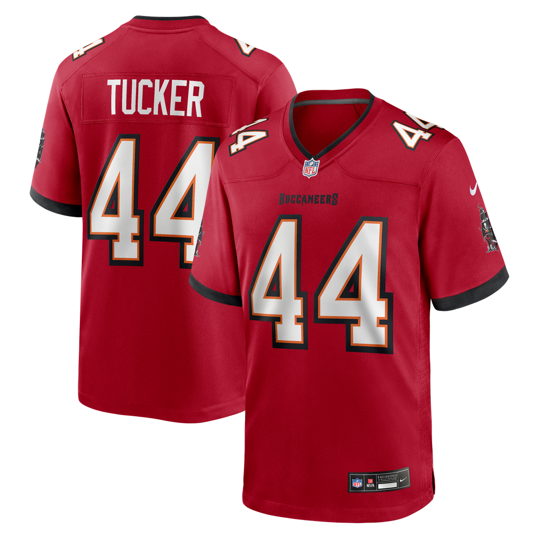 Men's Nike Tampa Bay Buccaneers Sean Tucker Red Game NFL Jersey