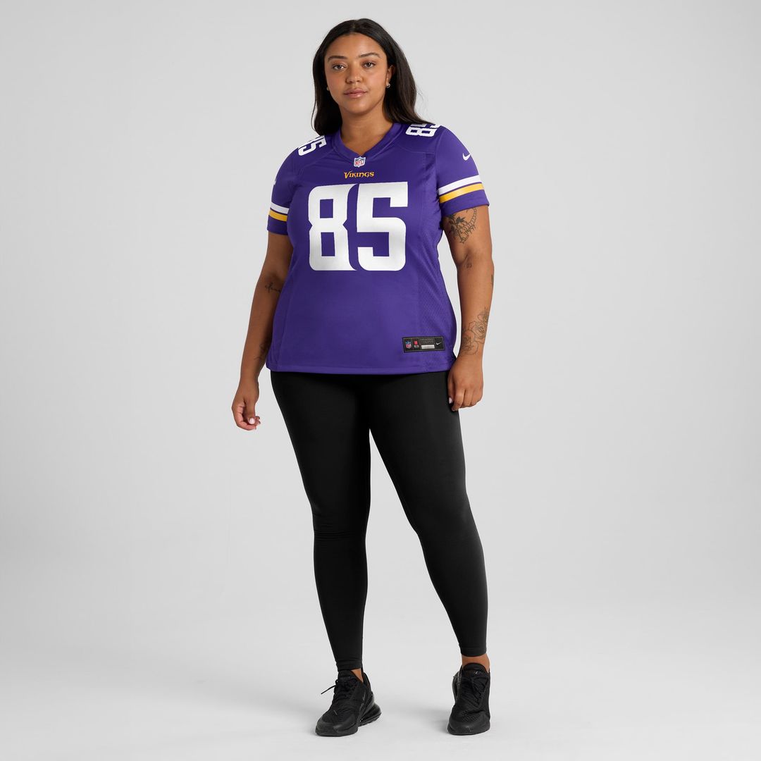 Women's Nike Minnesota Vikings Ben Yurosek Purple Team Game NFL Jersey