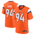 Men's Nike Denver Broncos DeMarcus Ware Orange Team Retired Game NFL Jersey