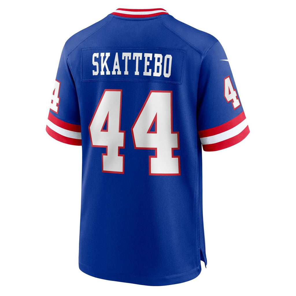 Men's Nike New York Giants Cam Skattebo Royal Alternate 2 Legacy Game NFL Jersey