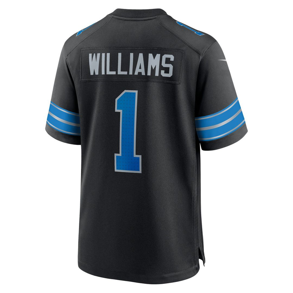 Men's Nike Detroit Lions Jameson Williams Black Alternate Game Player NFL Jersey