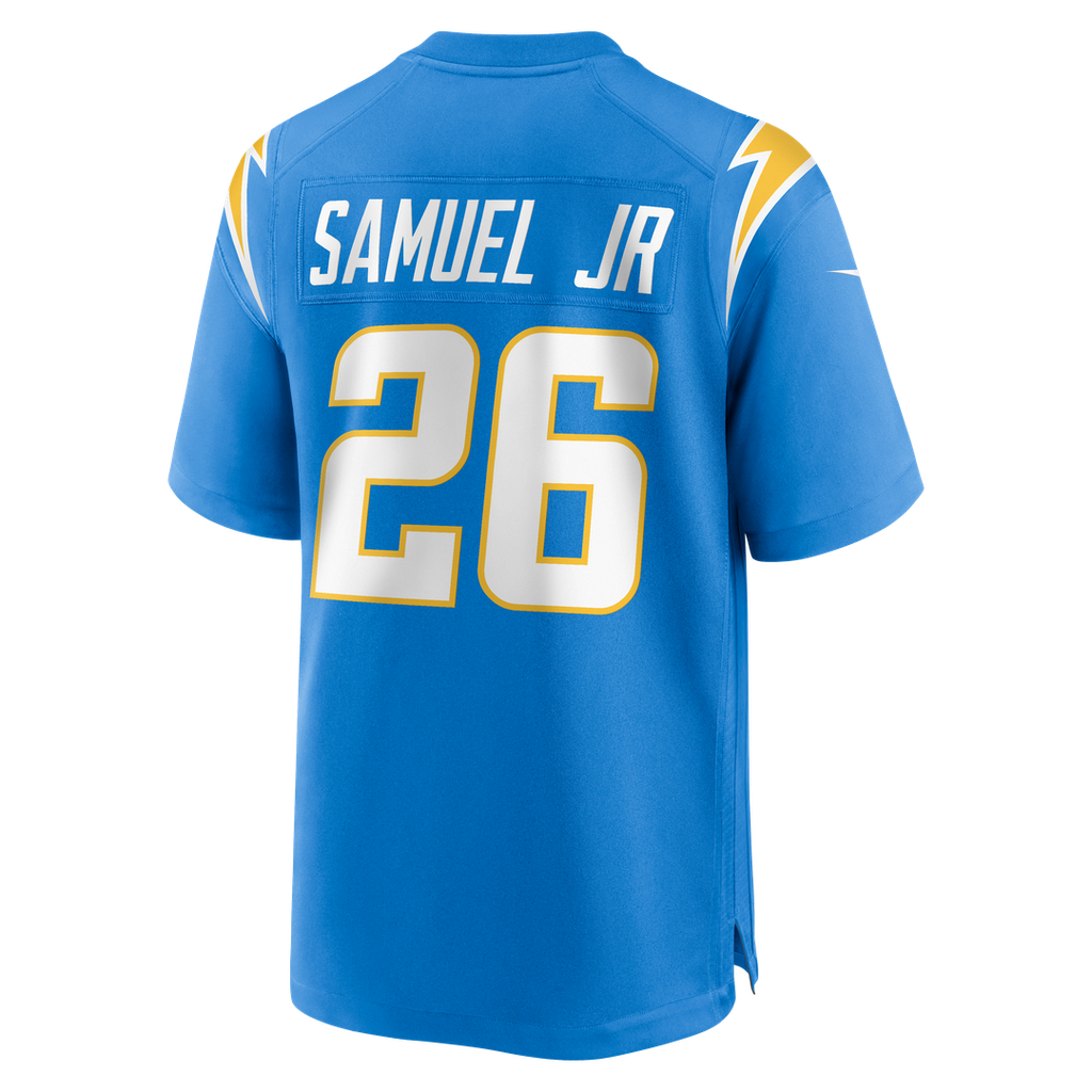 Men's Nike Los Angeles Chargers Asante Samuel Jr. Powder Blue Game Player NFL Jersey