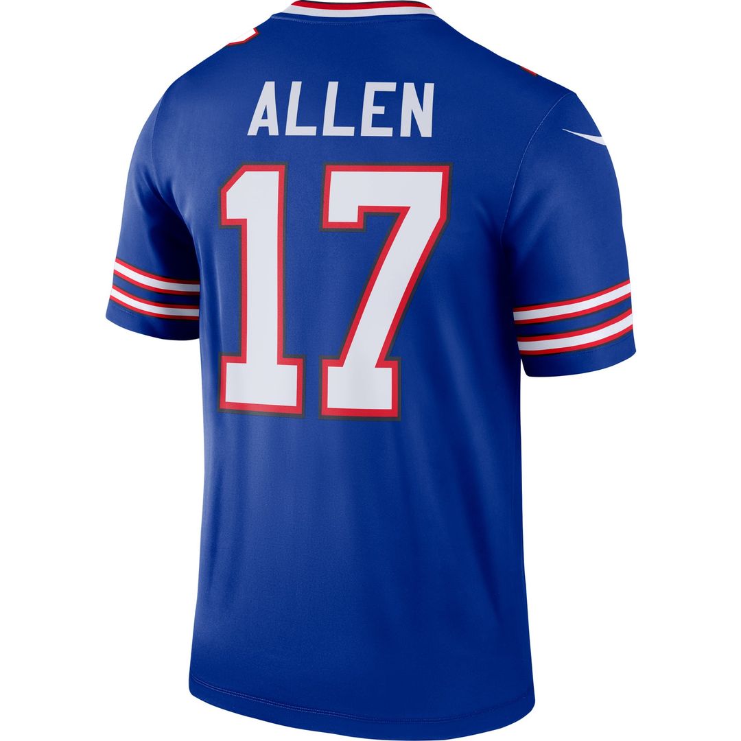 Men's Nike Buffalo Bills Josh Allen Red Legend Player NFL Performance Top