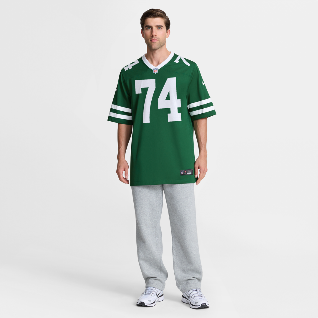 Men's Nike New York Jets Olu Fashanu Gotham Green Player Game NFL Jersey