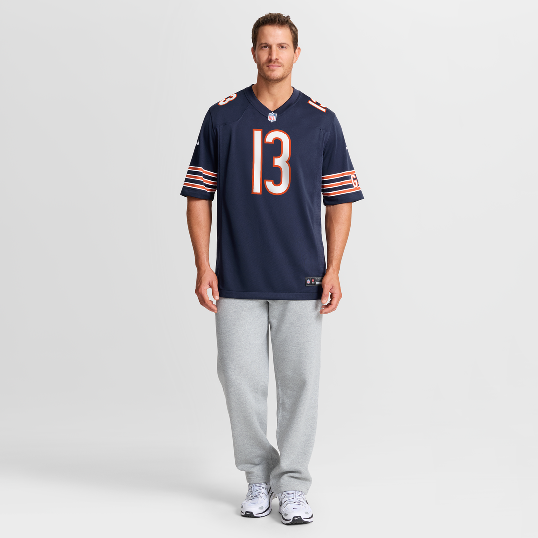Men's Nike Chicago Bears Keenan Allen Navy Team Game NFL Jersey