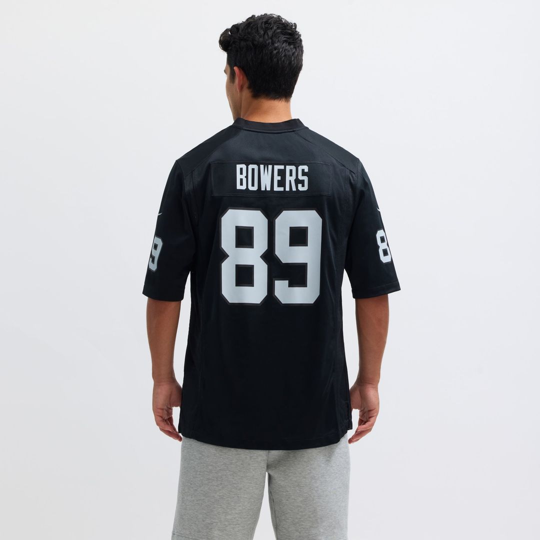 Men's Nike Las Vegas Raiders Brock Bowers White Game NFL Jersey