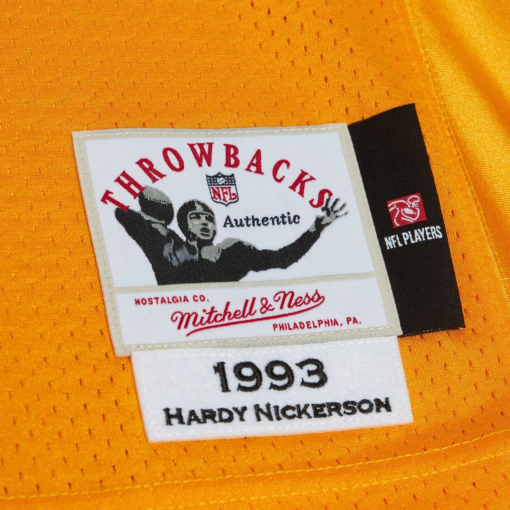 Men's Mitchell & Ness Tampa Bay Buccaneers Hardy Nickerson Orange 1993 Authentic Throwback Retired Player NFL Jersey