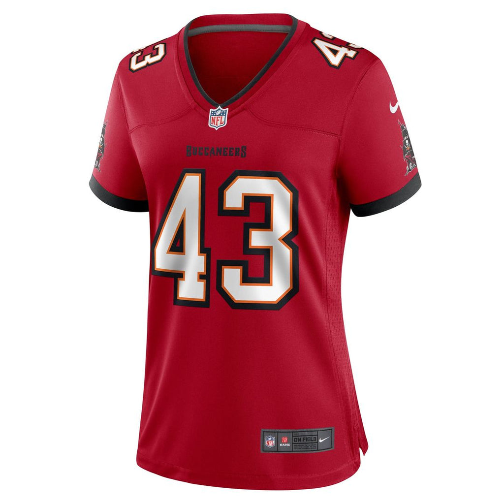 Women's Nike Tampa Bay Buccaneers Chris Braswell Red Team Game NFL Jersey